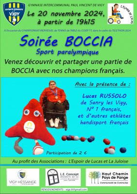 SOIRÉE BOCCIA